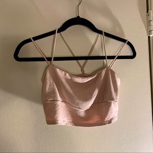 Pale Pink Urban Outfitters Crop Top